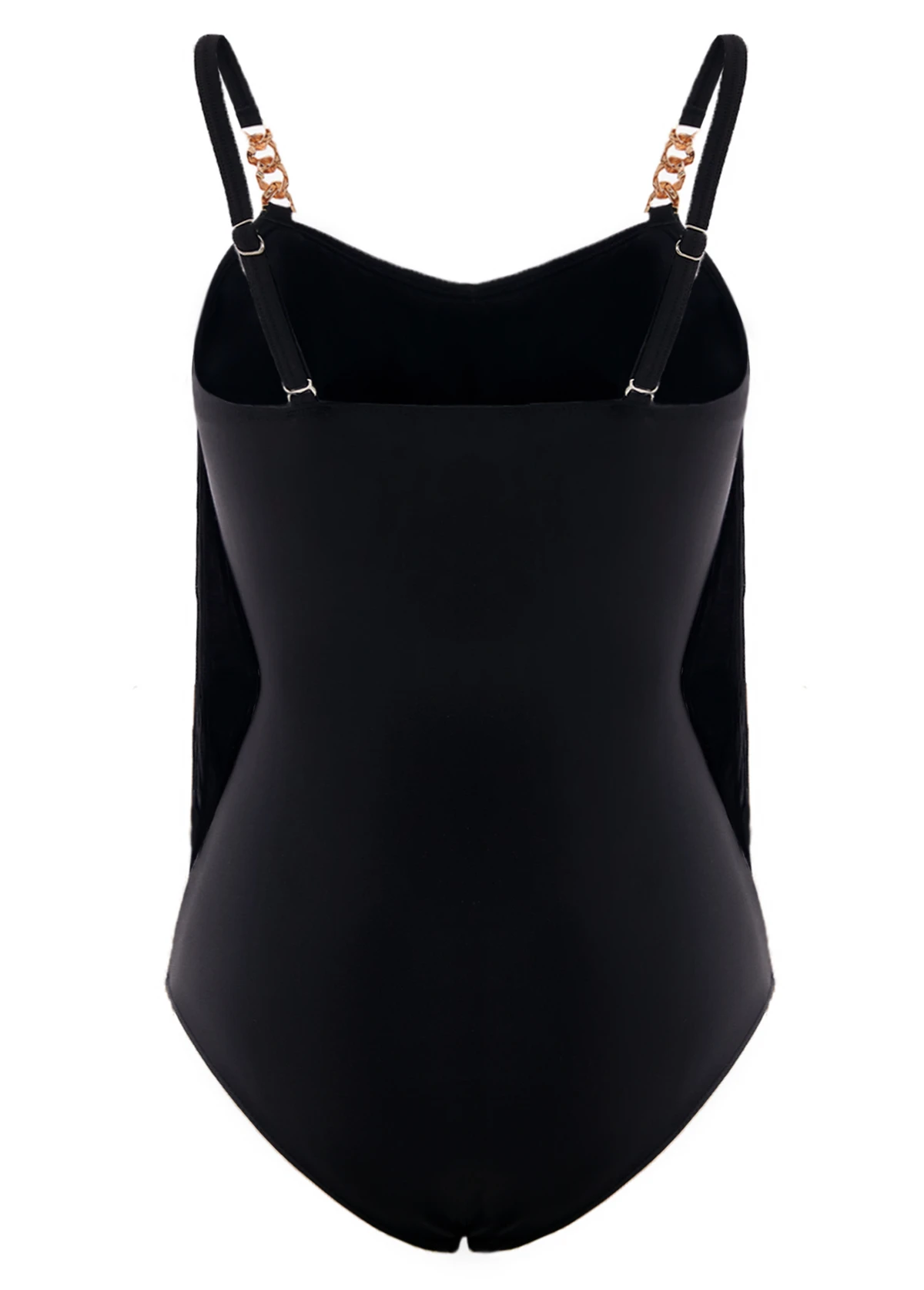 Tassel Mesh Black One Piece Swimwear 9 Tassel Mesh Black One Piece Swimwear - Image 7
