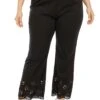 Pierced Elastic Waist Plus Size Pants -Rosewe Promotion Store 251499 P 1599199170048