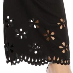 Pierced Elastic Waist Plus Size Pants 9 Pierced Elastic Waist Plus Size Pants -Rosewe Promotion Store 251499 P 1599199172670