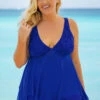 Lace Stitching Plus Size Swimdress And Shorts -Rosewe Promotion Store 258892 P 16182765878660