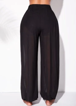 Mesh High Waisted Cutout Leg Beach Pants -Rosewe Promotion Store 258896 P 1638053690329