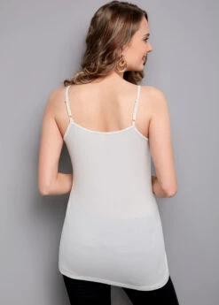 Spaghetti Strap Solid Soft Camisole Top -Rosewe Promotion Store 261999 P 16110475842901