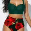 Halter High Waist Floral Print Bikini Set -Rosewe Promotion Store 262321 P 1614232187162
