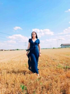 Overlay V Neck Ruffle Sleeve Chiffon Jumpsuit -Rosewe Promotion Store 264361 P 1659522577965