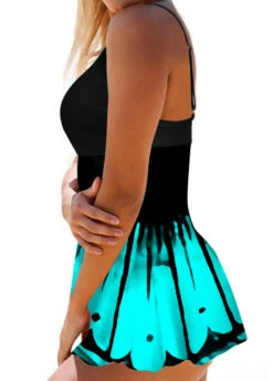 Printed Spaghetti Strap Swimdress And Panty -Rosewe Promotion Store 267182 P 1614933598647