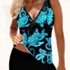 Paisley Print Cross Strap Tankini Set -Rosewe Promotion Store 267688 P 1615444877024