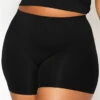 Solid Plus Size High Waist Swim Shorts -Rosewe Promotion Store 269384 P 1616559157993