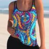 Paisley Print Spaghetti Strap Tankini Set -Rosewe Promotion Store 270412 P 1617349406913
