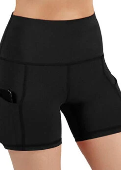 High Waist Plus Size Pocket Detail Swim Shorts -Rosewe Promotion Store 271108 P 1619319772814
