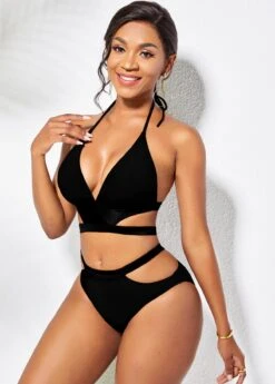 Reversible Halter Floral Print Bikini Set 13 Reversible Halter Floral Print Bikini Set -Rosewe Promotion Store 276715 P 1623133822589