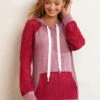Drawstring Kangaroo Pocket Lace Stitching Hoodie -Rosewe Promotion Store 279383 P 16303125366910