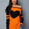 Contrast Heart Design Long Sleeve Sweater -Rosewe Promotion Store 282384 P 1630662772036