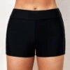 Skinny Mid Waisted Black Swimwear Shorts -Rosewe Promotion Store 288531 P 164187152104500