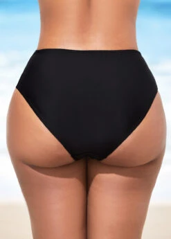 Mid Waist Spaghetti Strap Striped Bikini Set -Rosewe Promotion Store 288871 P 16371198821764