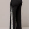 Black Ombre Sequin High Waisted Pants -Rosewe Promotion Store 292419 P 16384420680421