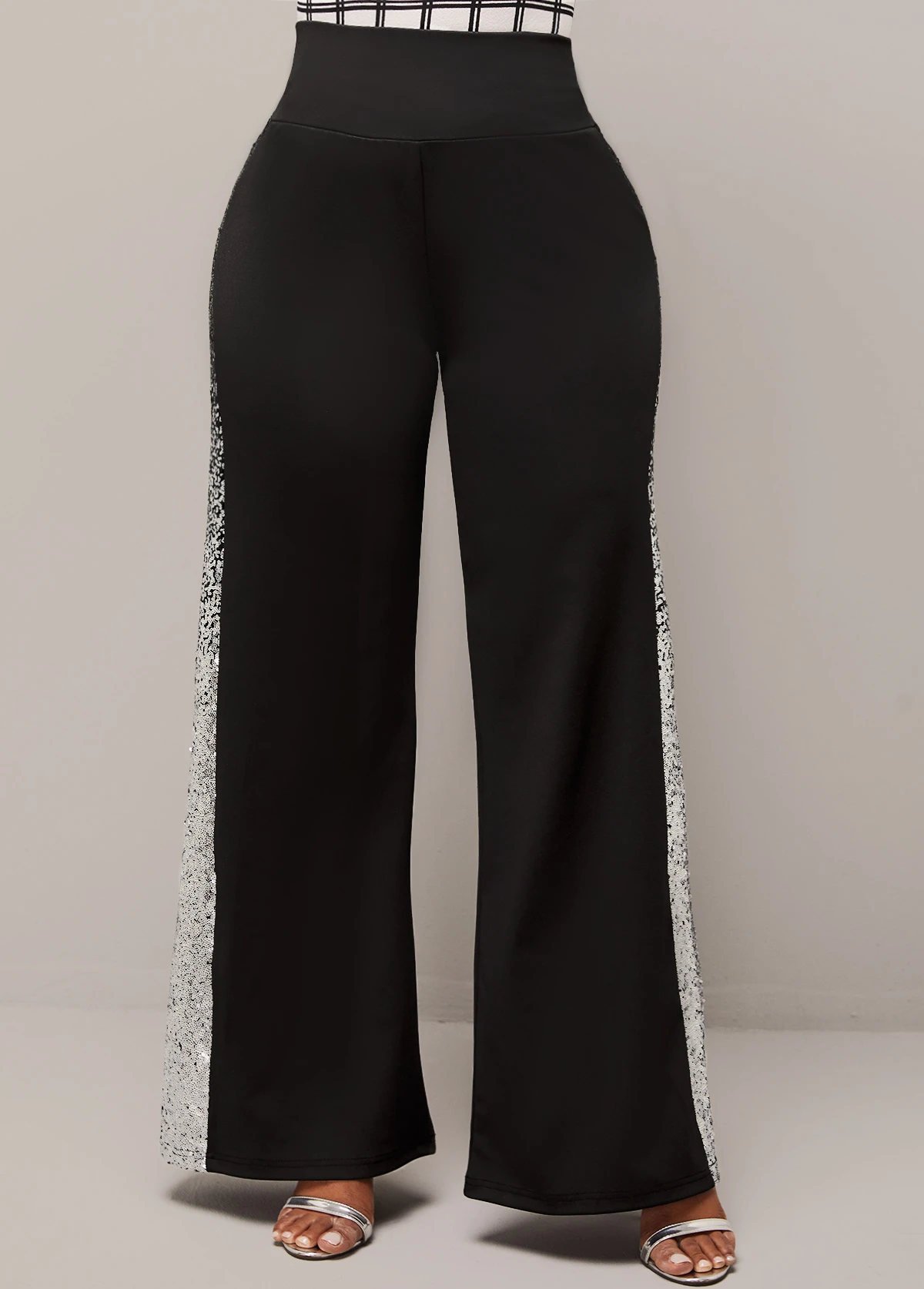 Black Ombre Sequin High Waisted Pants 5 Black Ombre Sequin High Waisted Pants - Image 3