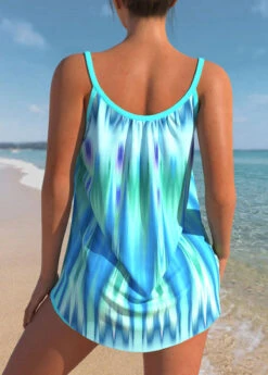Ombre Colorful Print Bowknot Tankini Set 6 Ombre Colorful Print Bowknot Tankini Set -Rosewe Promotion Store 303801 P 1651208731242