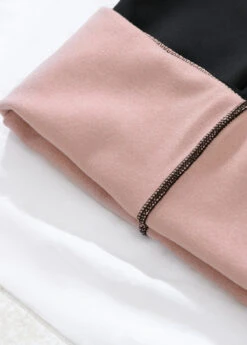 High Waisted Black Fleece Lined Leggings -Rosewe Promotion Store 316788 P 16678076618925