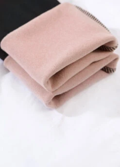 High Waisted Black Fleece Lined Leggings -Rosewe Promotion Store 316788 P 16678076619356