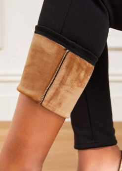 Skinny Elastic Waist Black Pocket Pants -Rosewe Promotion Store 318077 P 16672120984664