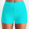 Mid Waisted Stretch Cyan Swim Shorts -Rosewe Promotion Store 319907 P 16738684388960