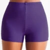 Mid Waisted Dark Purple Swimwear Shorts -Rosewe Promotion Store 319915 P 16739419773580