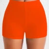 Mid Waisted Orange Swimwear Shorts -Rosewe Promotion Store 319917 P 16739419731310