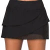 Plus Size Mid Waisted Black Swim Skirt -Rosewe Promotion Store 321256 P 1670571595380