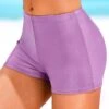 Stretch Mid Waisted Purple Swim Shorts -Rosewe Promotion Store 321360 P 16729076281690