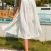 Tassel Flowy White Strappy Cover Up -Rosewe Promotion Store 322970 P 16780904824920