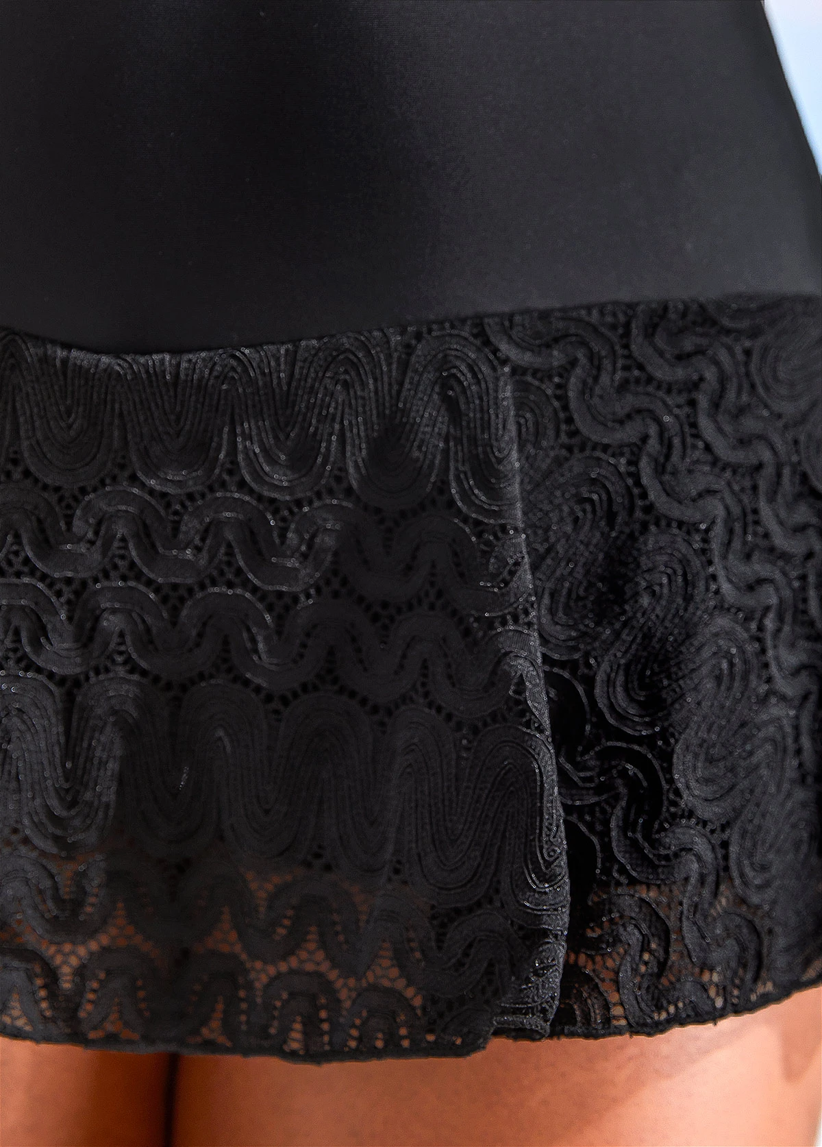 High Waisted Lace Black Bikini Sets 7 High Waisted Lace Black Bikini Sets - Image 5