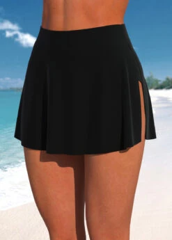 Mid Waisted Black Multi Way Pantskirt -Rosewe Promotion Store 325974 P 1677833832625