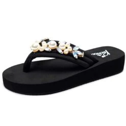 Toe Post Falt Black Flip Flops -Rosewe Promotion Store 326860 P 1676541658553