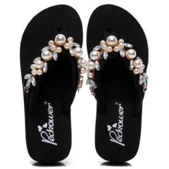 Toe Post Falt Black Flip Flops -Rosewe Promotion Store 326860 P 1676541658698