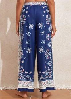 Tribal Print Split Navy Cover Up -Rosewe Promotion Store 327565 P 16805026600943