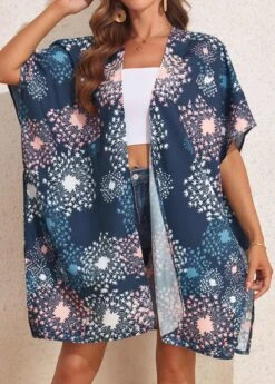 Split Navy Open Front Cover Up 13 Split Navy Open Front Cover Up -Rosewe Promotion Store 327600 P 16805025692875