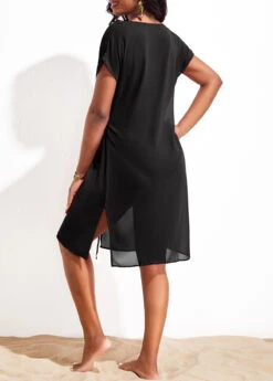 Tie Side Breathable Red Cover Up -Rosewe Promotion Store 328787 P 16782742810571