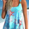 Mid Waisted Cross Hem Light Blue Tankini Set 2 Mid Waisted Cross Hem Light Blue Tankini Set -Rosewe Promotion Store 329446 P 1679652679068 1