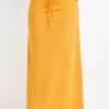 Pocket Ginger A Line Drawastring Maxi Skirt -Rosewe Promotion Store 331391 P 16820714791020