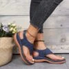 Mid Heel Navy Toe Post Sandals -Rosewe Promotion Store 331487 P 1681187976812