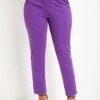Pocket Purple Skinny Zipper Fly High Waisted Pants -Rosewe Promotion Store 334601 P 16856128969712