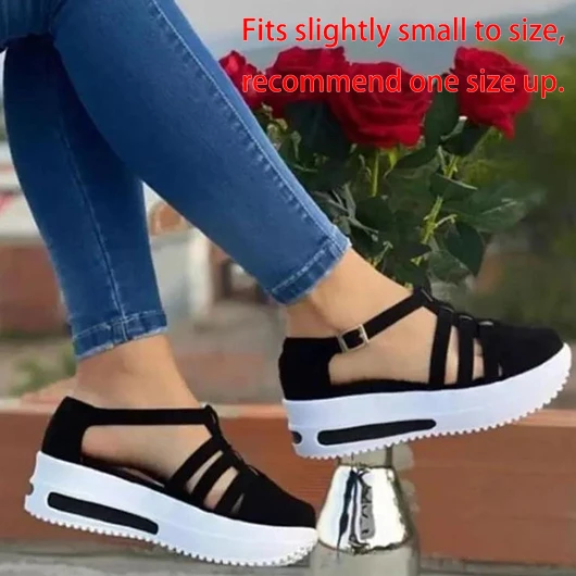 Closed Toe Low Heel Black Sandals 4 Closed Toe Low Heel Black Sandals - Image 2