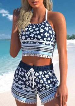 High Waisted Floral Print Patchwork Bikini Set 7 High Waisted Floral Print Patchwork Bikini Set -Rosewe Promotion Store 335533 P 1685692464384