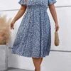 Dusty Blue Plus Size Smocked Dress 2 Dusty Blue Plus Size Smocked Dress -Rosewe Promotion Store 335670 P 16895979755140
