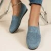 Dusty Blue Point Toe Mesh Falt -Rosewe Promotion Store 337825 P 1688614173119