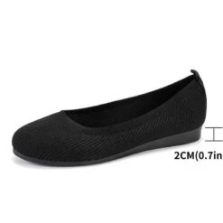 Mesh Black Point Toe Falt Flats -Rosewe Promotion Store 337826 P 1688614192353